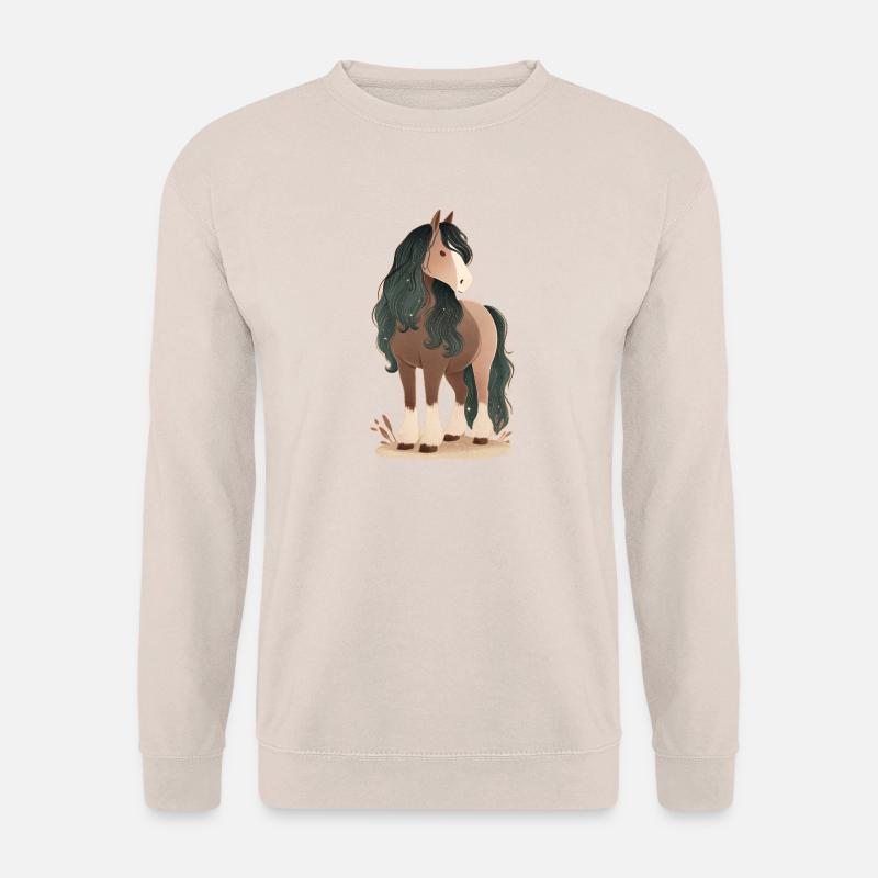 Pferd - Unisex Pullover - Sand