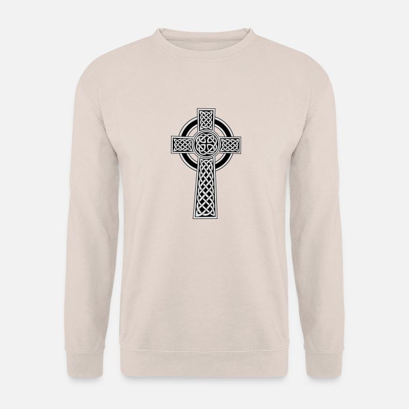 Celtic cross - Unisex Pullover - Sand