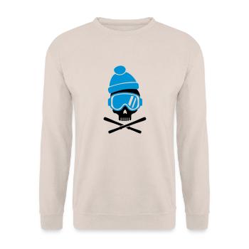 Ski - Unisex Pullover - Sand - Vorne - Alina (178cm) & Michal (187cm)