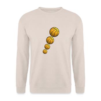 basketball - Sweat-shirt Unisexe - sable - Devant - Alina (178cm) & Michal (187cm)