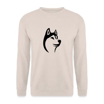 Husky - Sweat-shirt Unisexe - sable - Devant - Alina (178cm) & Michal (187cm)
