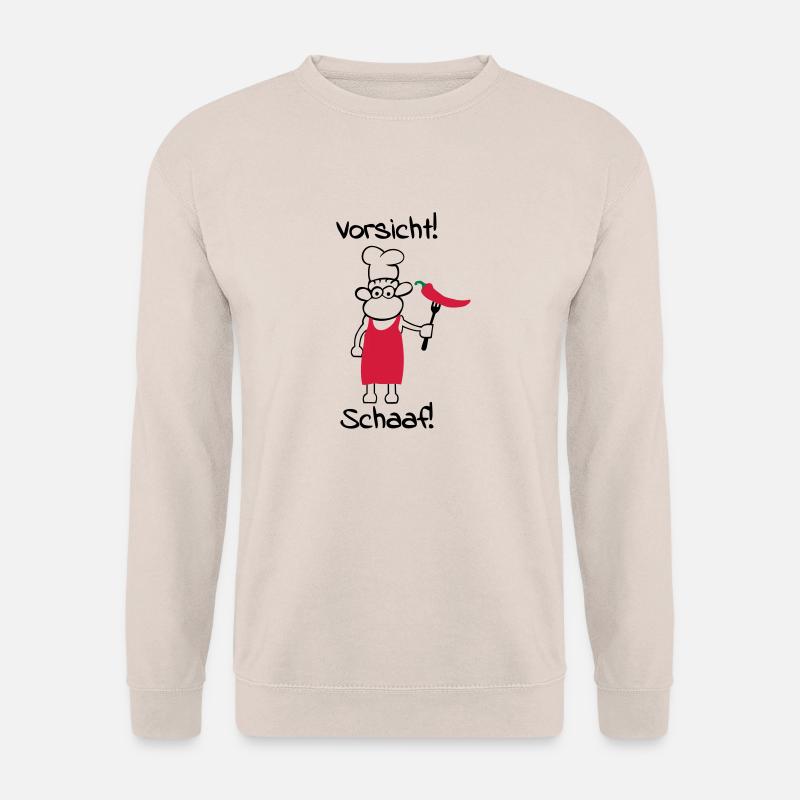 Vorsicht schaaf! - Unisex Pullover - Sand