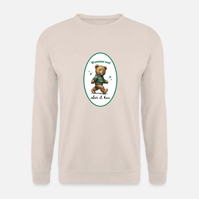 Schwaben Shirt – Wemmer sod aber it kaa - Unisex Pullover - Sand
