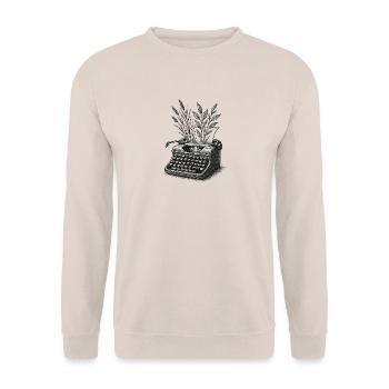 Lettres vivantes - Sweat-shirt Unisexe - sable - Devant - Alina (178cm) & Michal (187cm)