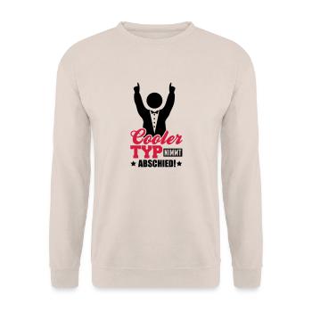 cooler_typ_nimmt_abschied_tj2 - Sweat-shirt Unisexe - sable - Devant - Alina (178cm) & Michal (187cm)