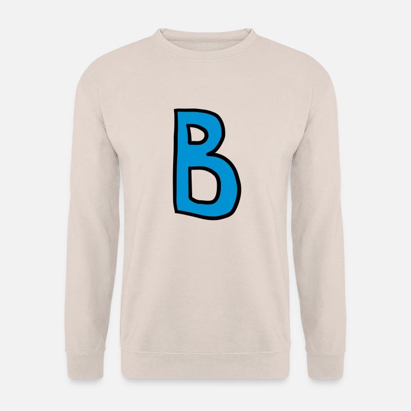 Buchstabe B Comic Cartoon - Unisex Pullover - Sand
