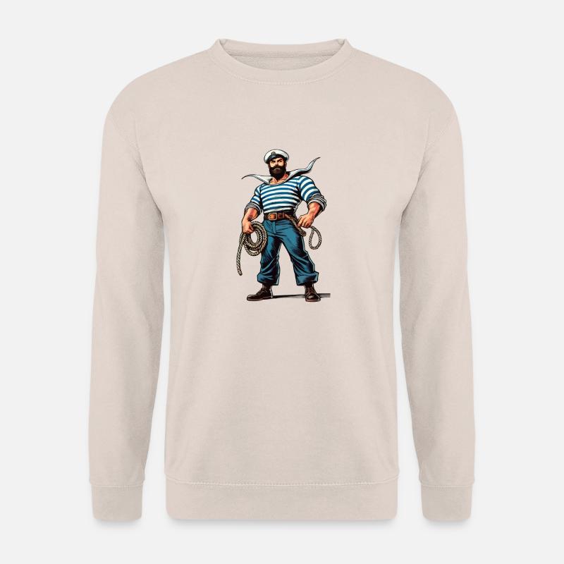 Seemann Kapitän - Unisex Pullover - Sand