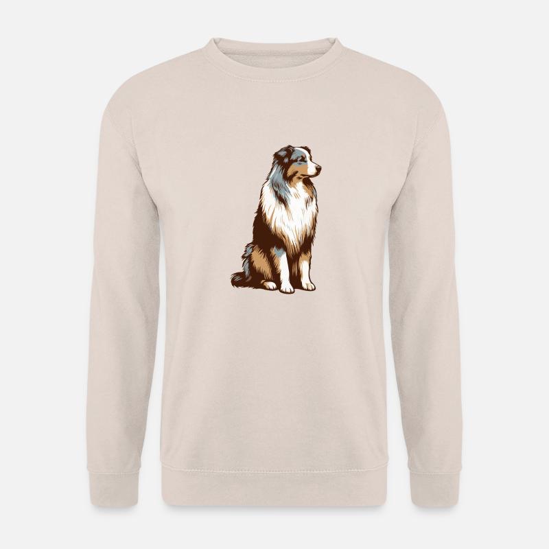 Australian Shepherd - Unisex Pullover - Sand