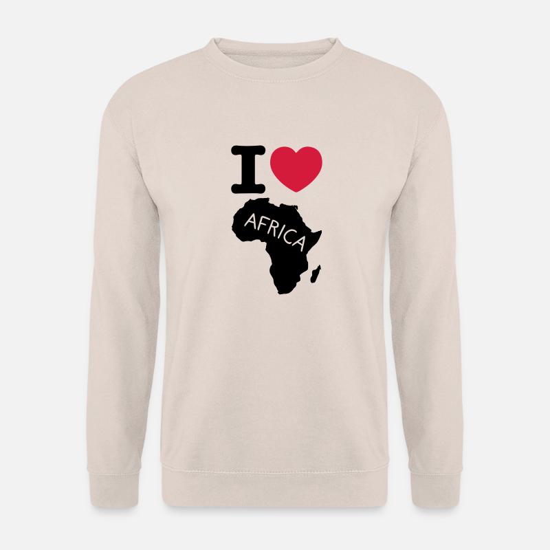 I love Africa - Unisex Pullover - Sand