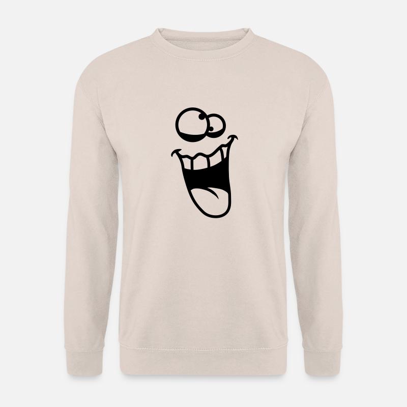 Crazy Face - Unisex Pullover - Sand