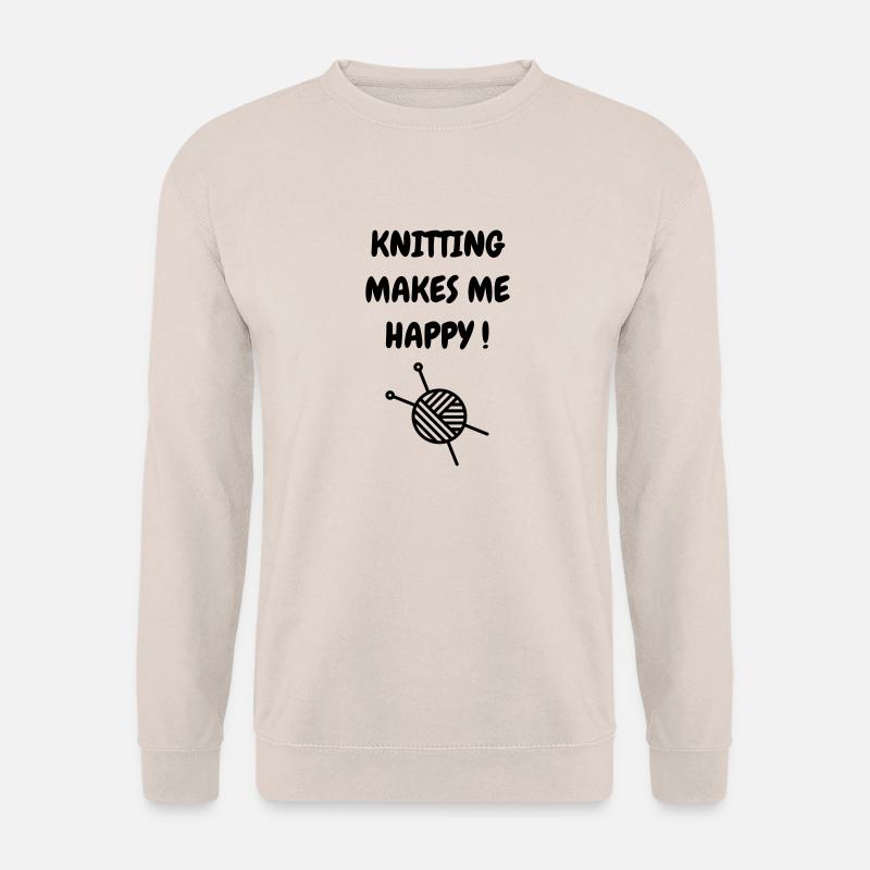 Stricken / stricker / Sticken / mode - Unisex Pullover - Sand