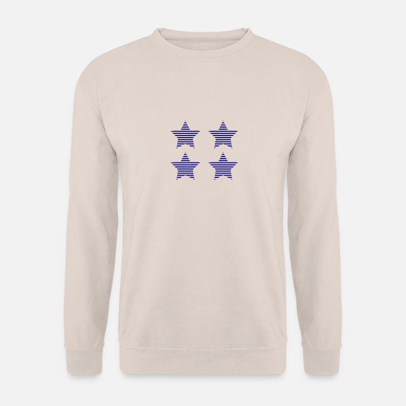 STERN. STERNE. STERN. STERNE. FEST. JAHRESTAG - Unisex Pullover - Sand