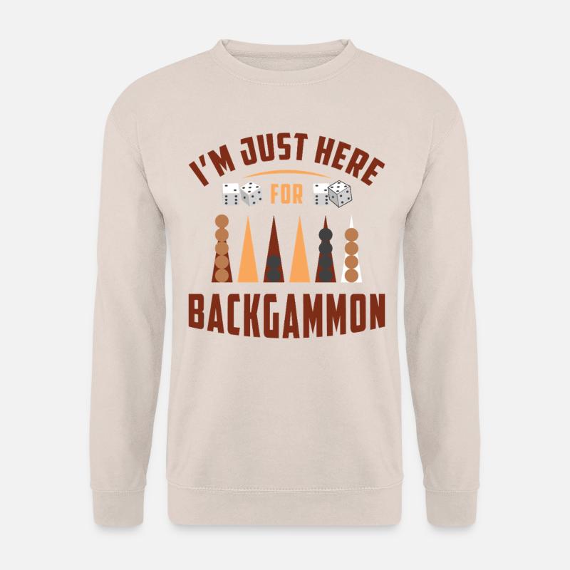 Backgammon Spiel - Unisex Pullover - Sand