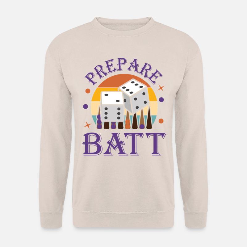 Backgammon Spiel - Unisex Pullover - Sand