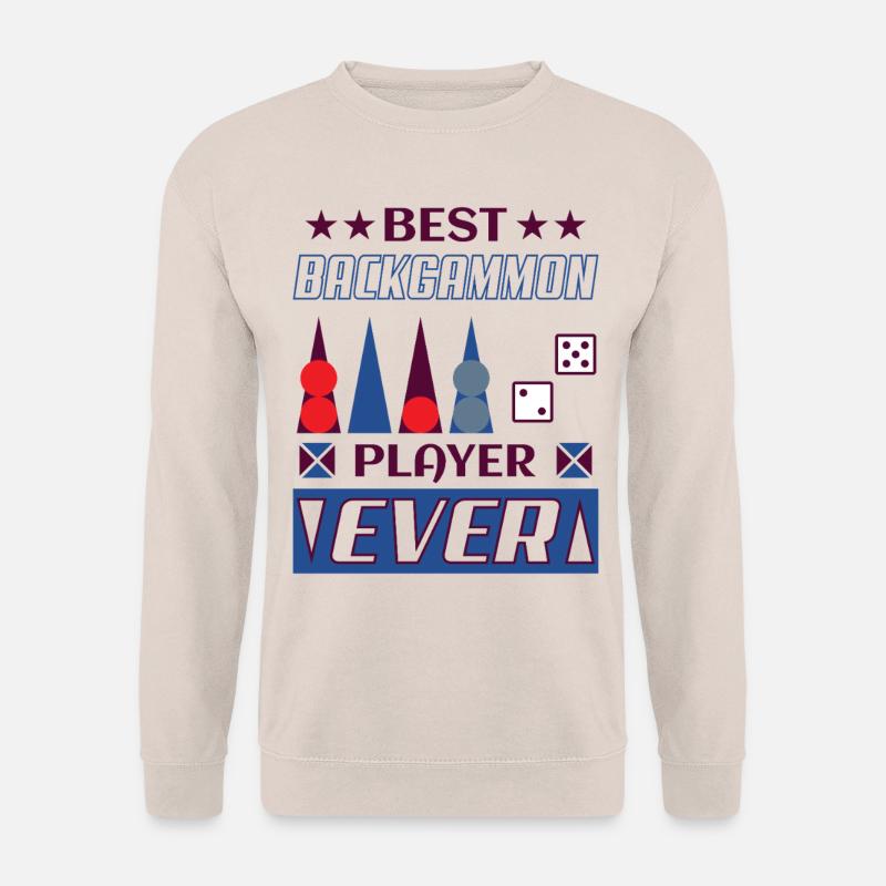 Backgammon Spiel - Unisex Pullover - Sand