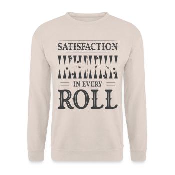 Backgammon Spiel - Unisex Pullover - Sand - Vorne - Alina (178cm) & Michal (187cm)