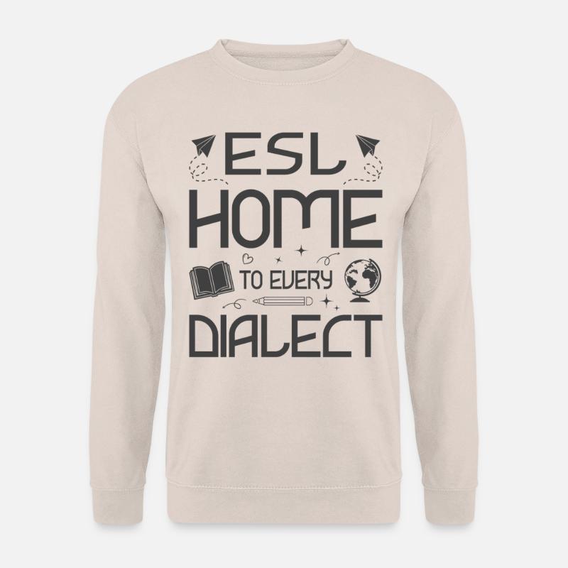 ESL-Lehrer ESL Unterricht - Unisex Pullover - Sand