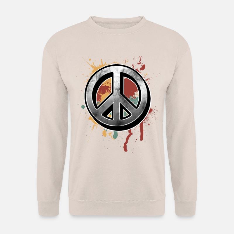 Peacezeichen - Unisex Pullover - Sand