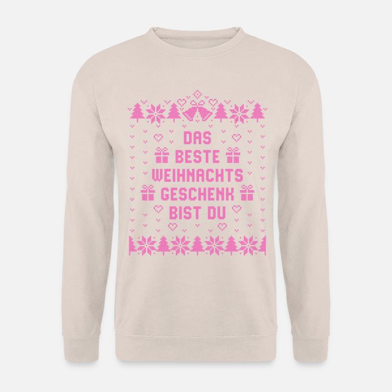 Das beste Weihnachtsgeschenk bist Du - Weihnachten - Unisex Pullover - Sand