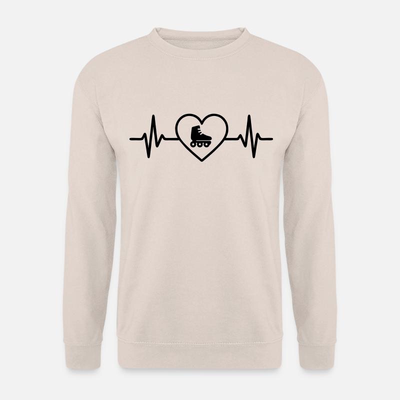 Rollschuhe Herz - Unisex Pullover - Sand