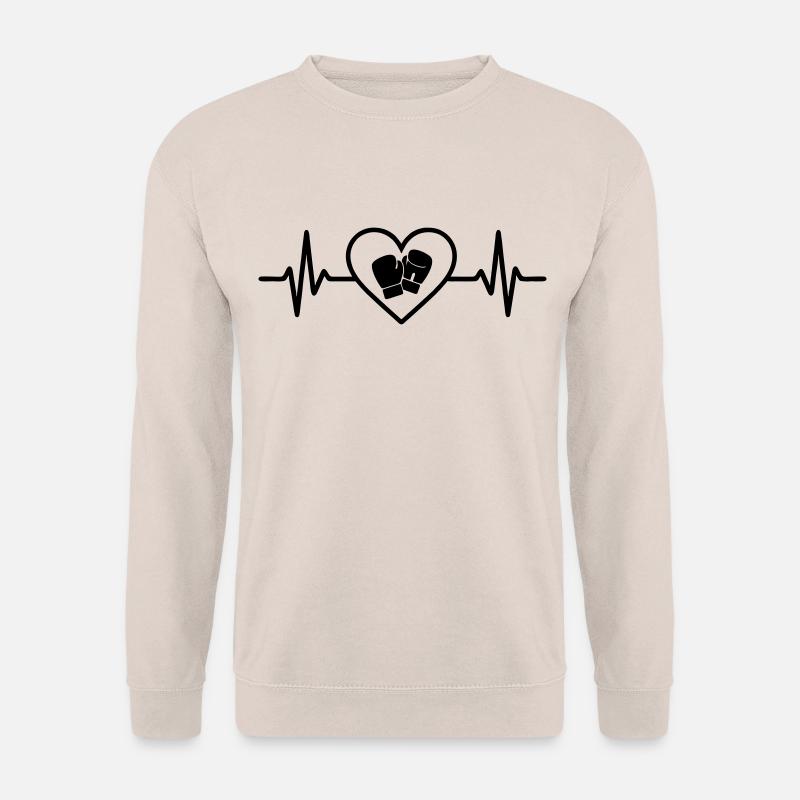 Boxe Gants de boxe Coeur - Sweat-shirt Unisexe - sable