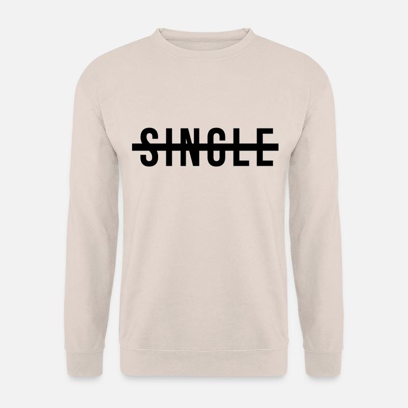 No longer single - Unisex Sweatshirt - sand