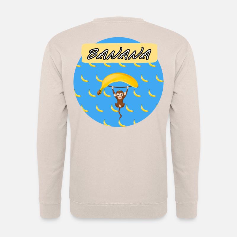 banana äffchen - Unisex Pullover - Sand