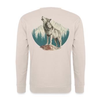 Loup - Sweat-shirt Unisexe - sable - Dos - Michal (187cm)