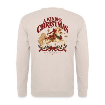 A Kinder Christmas For Every Kind - Unisex Pullover - Sand - Hinten - Michal (187cm)
