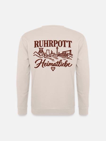 Ruhrpott Heimatliebe Industriekultur - Unisex Pullover - Sand