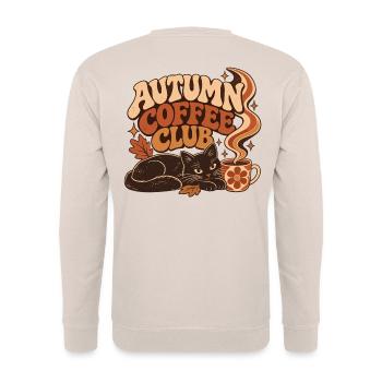 Autumn Coffee Club - Unisex Pullover - Sand - Hinten - Michal (187cm)