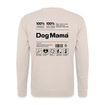 Hundeliebhaber Hundebesitzer Hundemama Geschenk - Unisex Pullover - Sand - Hinten - Michal (187cm)