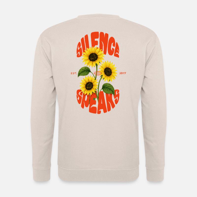 Silence Speaks - Unisex Pullover - Sand