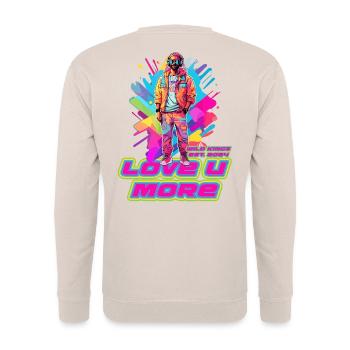 Amour - Sweat-shirt Unisexe - sable - Dos - Michal (187cm)