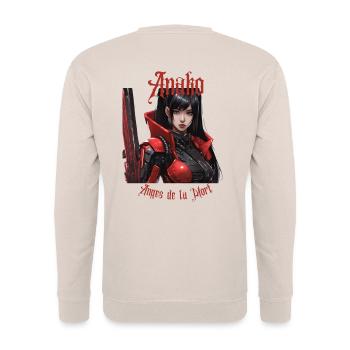 Anako, l'Ange de la Mort - Sweat-shirt Unisexe - sable - Dos - Michal (187cm)