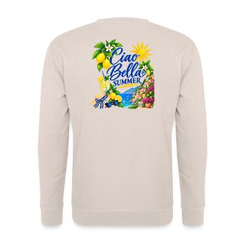 Ciao Bella Sommerzauber - Unisex Pullover - Sand - Hinten - Michal (187cm)