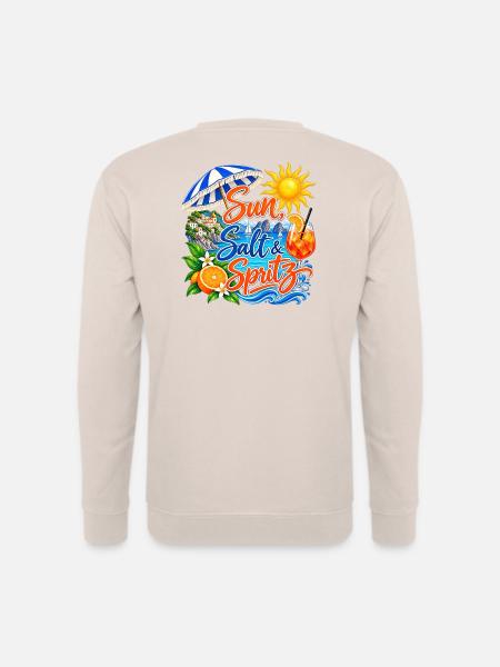 Sonne Salz Spritz Strandvibes - Unisex Pullover - Sand