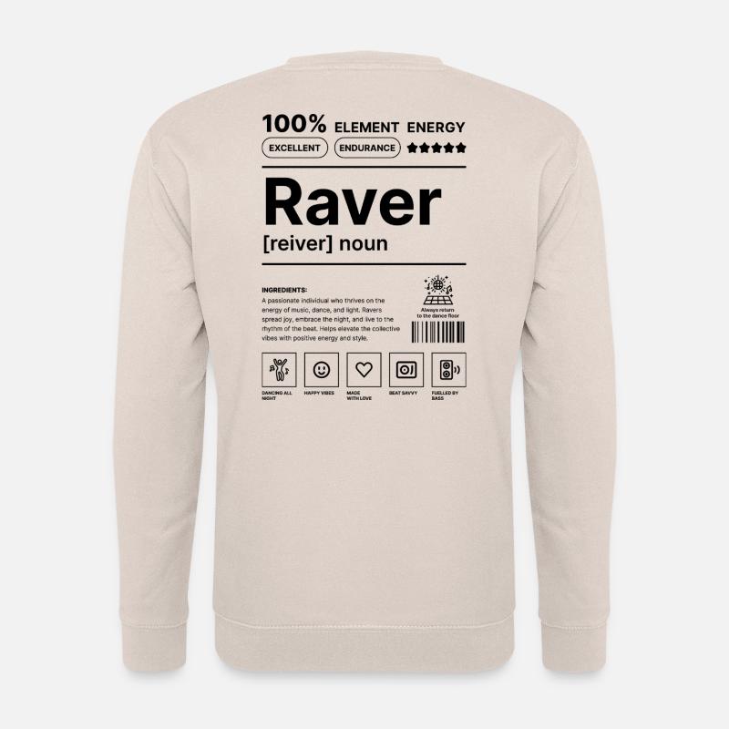 Raver-Lebensstil - Unisex Pullover - Sand