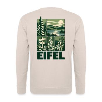 Eifel Germany Outdoor Nature - Unisex Pullover - Sand - Hinten - Michal (187cm)