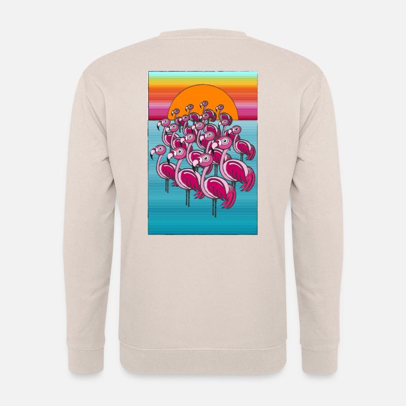 Flamingosssss - Unisex Pullover - Sand