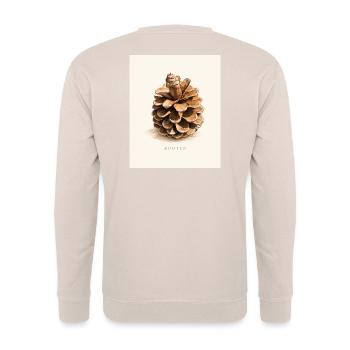 enraciné - Sweat-shirt Unisexe - sable - Dos - Michal (187cm)