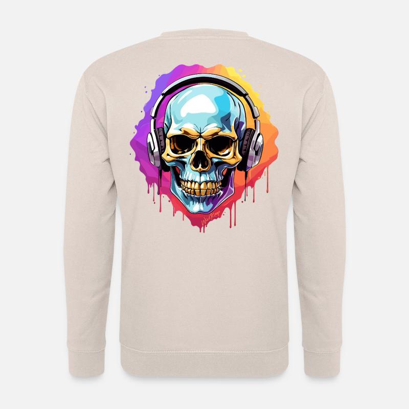 Kopfhörer - Unisex Pullover - Sand