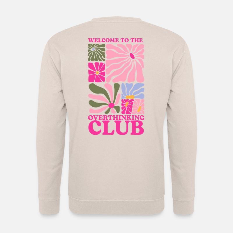 overthinking club 💡 - Unisex Pullover - Sand
