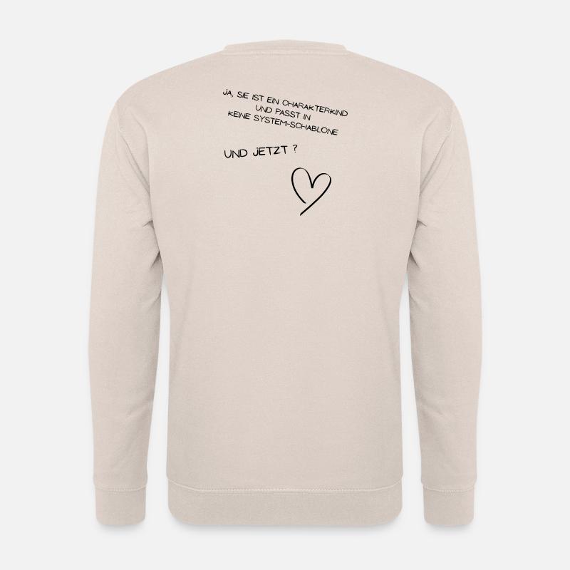 Tochter_Charakterkind - Unisex Pullover - Sand