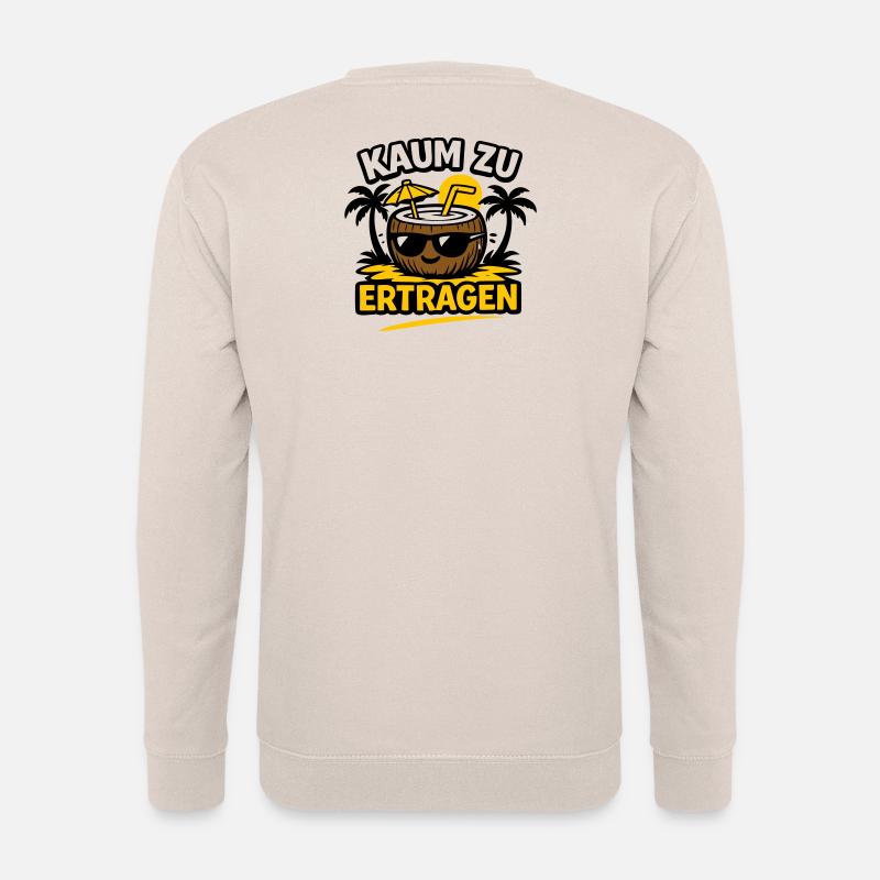 Kokosnuss Strandheld  - Unisex Pullover - Sand