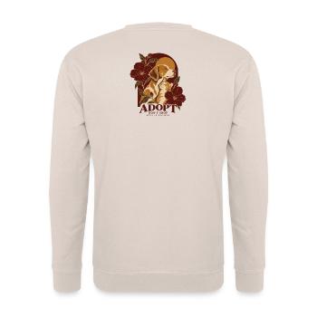 Adopt Don’t Shop Dog & Cat - Unisex Pullover - Sand - Hinten - Michal (187cm)
