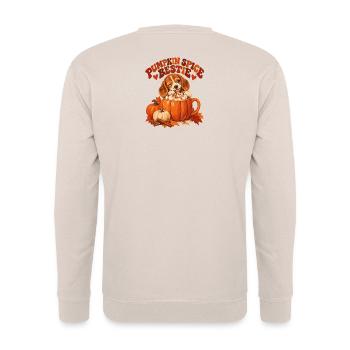 Pumpkin Spice Bestie - Unisex Pullover - Sand - Hinten - Michal (187cm)