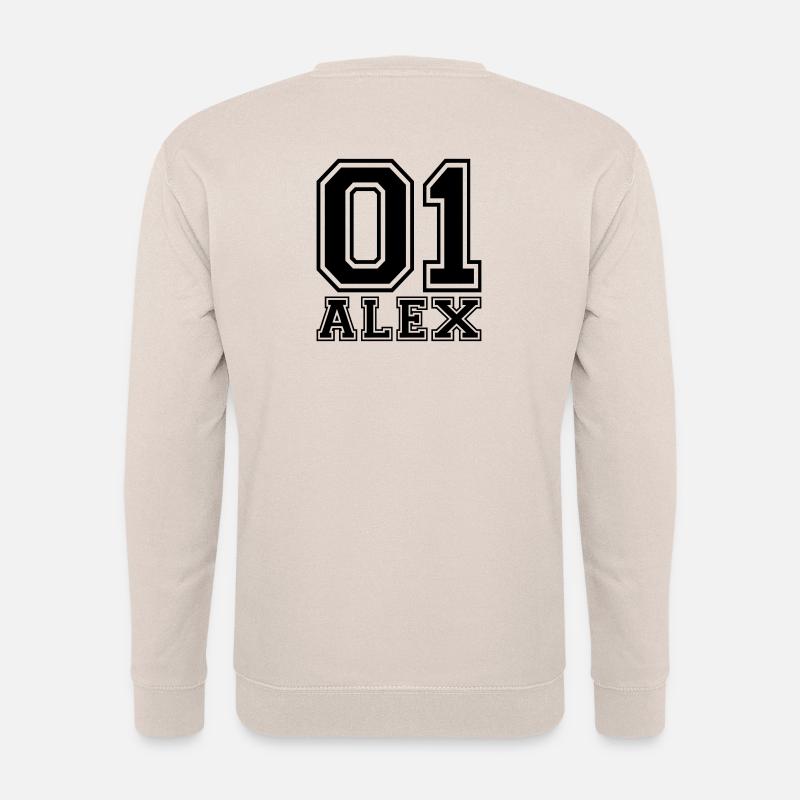 Alex - Navn - Unisex sweater - sand