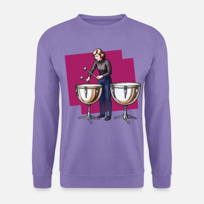 SCHLAGZEUGER #2 – Klang & Bild - Unisex Pullover - Lavendel