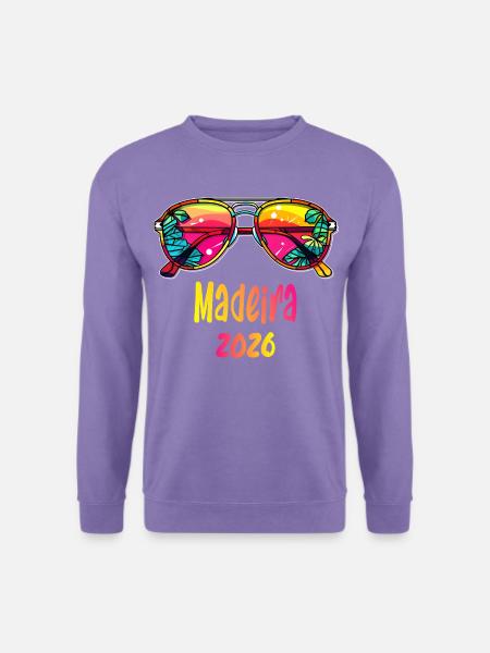 Madeira 2026 Strand Sonnenbrillen - Unisex Pullover - Lavendel